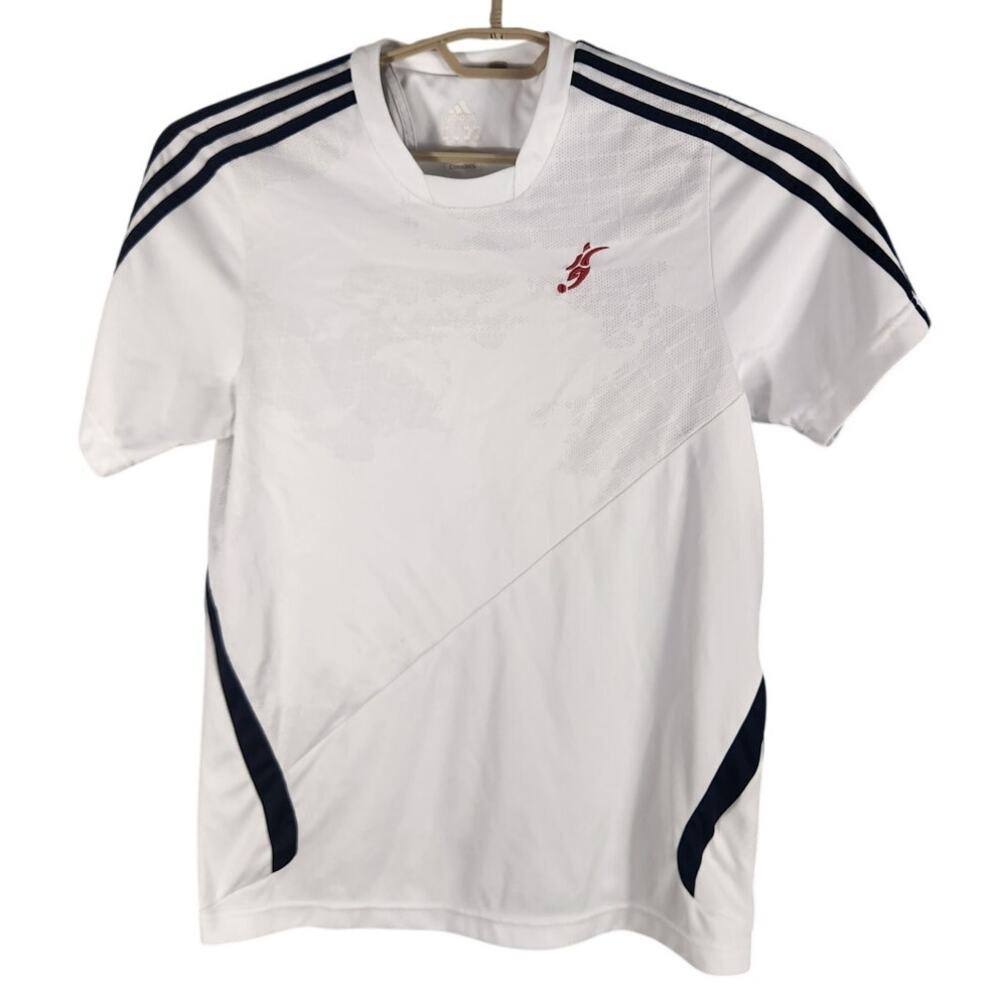 Vintage Y2K Adidas Soccer Jersey Men's Small